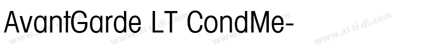 AvantGarde LT CondMe字体转换
